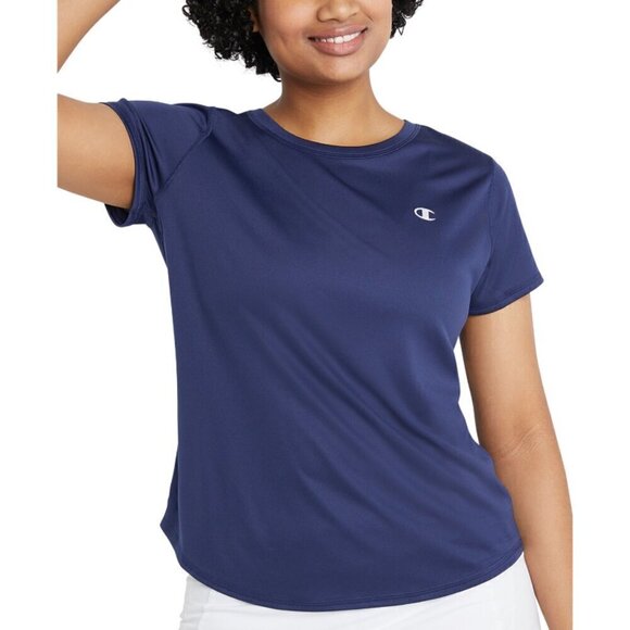 Champion Women's XS Dark Blue Classic Sport Performance T-Shirt NWT - Picture 1 of 6